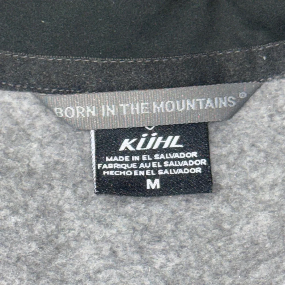 Kuhl Interceptr Mens Full Zip Fleece Jacket‎ Gray Heather Hiking Outdoor Medium